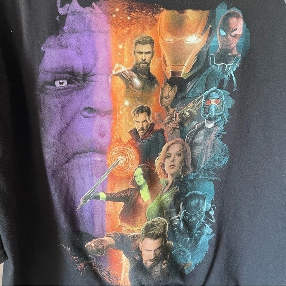 MARVEL AVENGERS INFINITE WAR T-SHIRT SIZE M - Picture 2 of 6